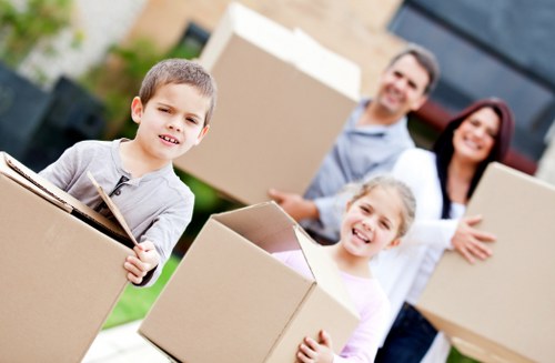 Careful transport of household items using a moving van in Germany