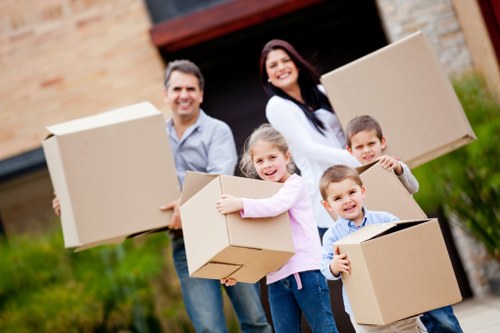 Commercial moving van transport for offices and local businesses in Germany