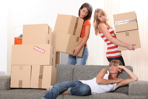 Local commercial movers handling business relocation access in a German city